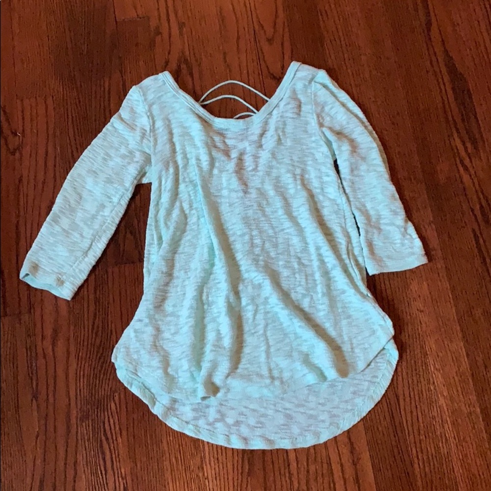 Teal shirt